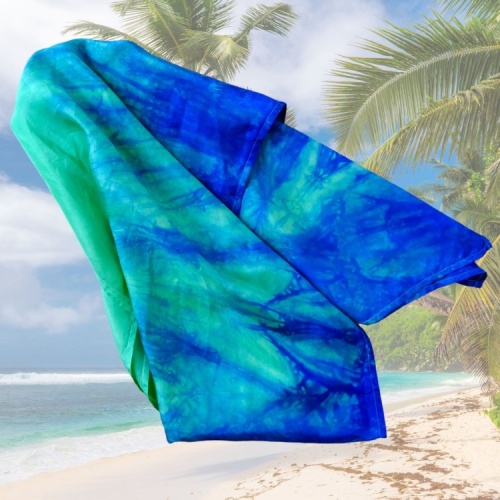 JagBag Large Silk Beach Wrap - Paua